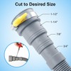 Elyfree Washing Machine Drain Hose, 6 Feet Universal Dishwasher Drain