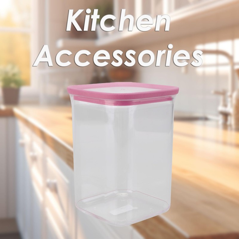 VFM - Square Food Container 1L Airtight Storage Container Plastic