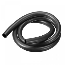 sourcing map 10mm x 14mm 3.3ft Black Rubber Lubricant Tubing Oil Resistant Plastic Tubing for Oil Hose, Water Tube