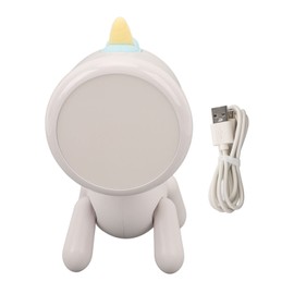 Digital Kids Alarm Clock Rechargeable Cute Animal Children Electronic Clock with Night Light for Boys Girls Light Yellow