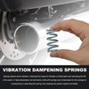 DXNQ 2 PCS Exhaust Bolt and Spring, Automotive Premium Grade
