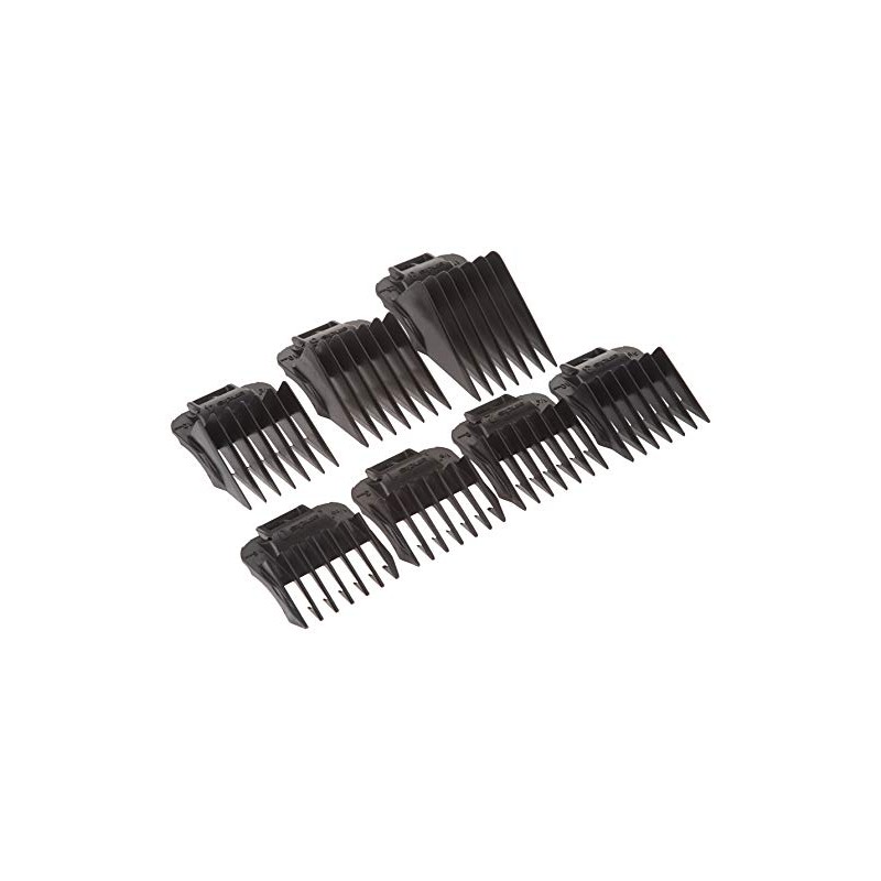 Andis 01380 7-piece Snap-On Comb Set - Easy to Use,