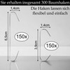300 x Christmas Baubles Hangers - Quick Hanger (150 x