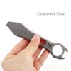 Hamansチタン EDC プライバー マルチツール 栓抜き 釘抜き クローバー レンチ ドライバー コンパクトサイズ
