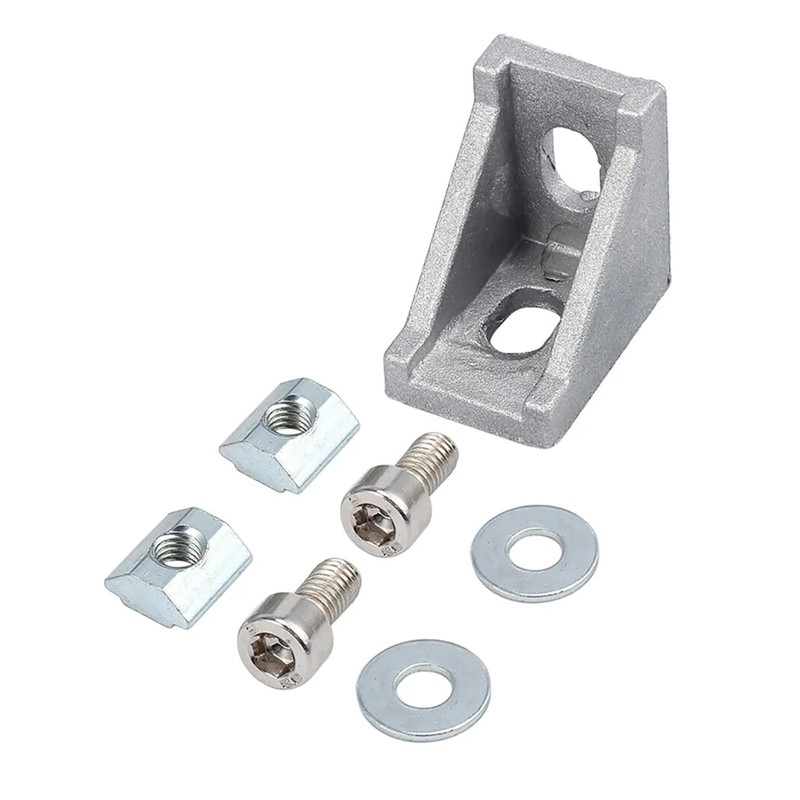 Bohaner 20 x Mounting Material Angle Aluminium Profile 20 x