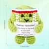 Positive Tennis Ball, Cute Funny Crochet Inspirational Tennis Ball