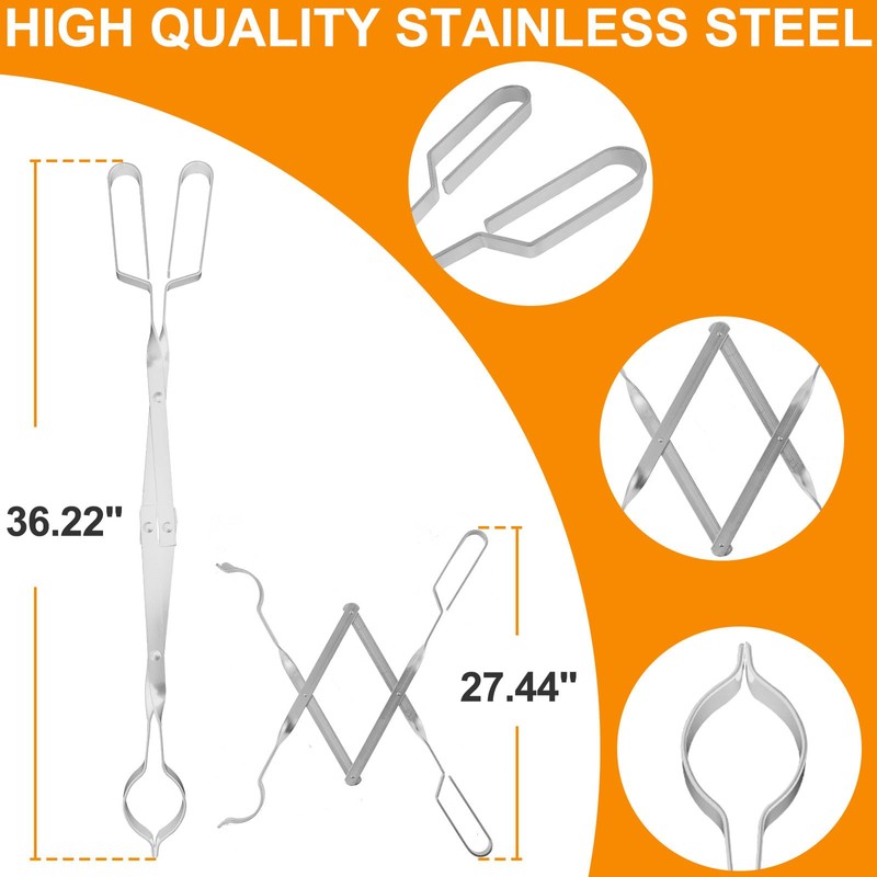 DcYourHome Fire Place Tools Sets with bag, Outdoor Fire Poker