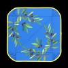 Tissus Toselli French Provencal Cotton Bread Basket Olives Blue Made