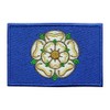Yorkshire County Flag Patch Iron On Embroidered Applique Patch Yorkshire