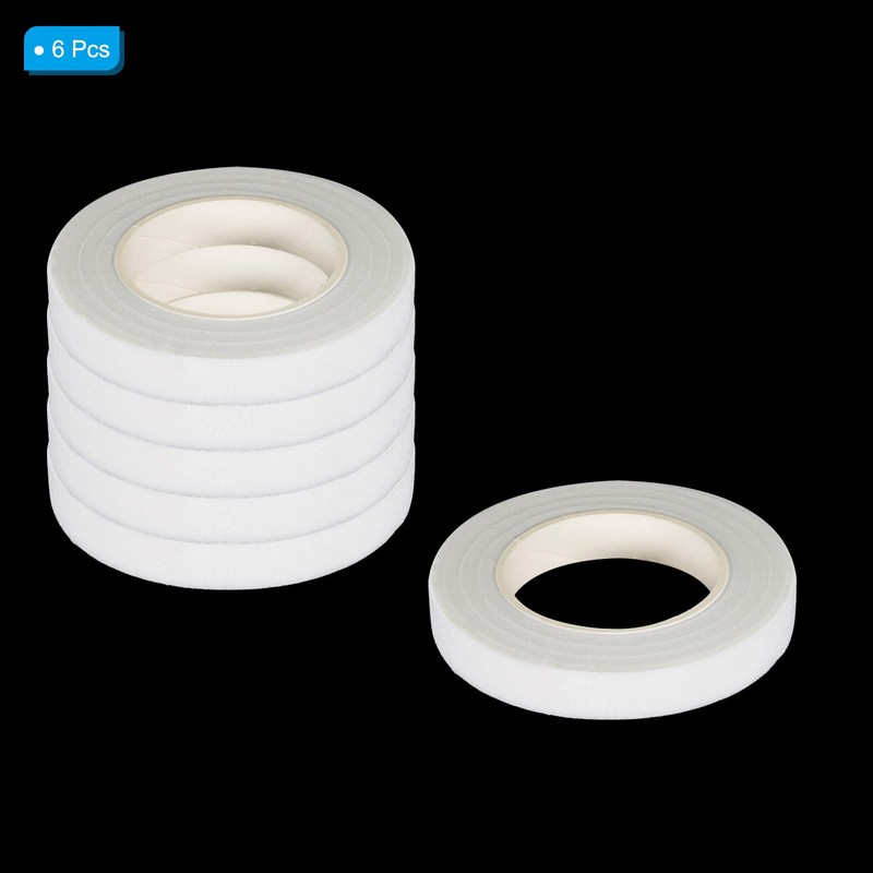 PATIKIL 30 Yard Flower Ribbon 6 Rolls Flower Ribbon Crepe