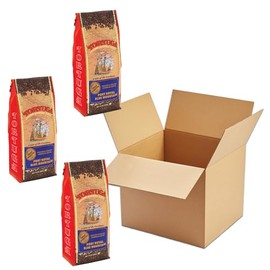 TORTUGA Caribbean Jamaican Blue Mountain Coffee Grounds - Port Royal Medium Roast Ground Coffee - Smooth and Rich 10oz Bag (12 Pack)