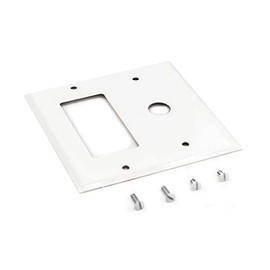 FireplaceBlowersOnline Combination Wall Plate with Paddle Switch and Variable Speed Control Dial