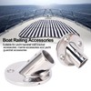 Boat Hand Rail Fitting Stainless Steel 45 Degree Round Base