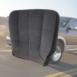 AOUTTUOA Driver Side Bottom Cloth Seat Cover Fit for Dodge Ram 1500 2500 3500 SLT XE 2002 2003 2004 2005 Left Seat Bottom Cover Dark Gray
