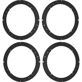 6.5" 6 1/2" Speaker Spacers Depth Extender Extending Rings - 1/4" Thick - ID: 5 1/2" OD: 6 5/8" - 2 Pair - SSK65 - Stackable - Perfect for Framing Fiberglass Enclosures