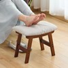 Wieghda Foot Stool,Under Desk Foot Rest Ottoman, Washable Stool for