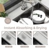 AKUVU Faucet Mat for Kitchen Sink - Super Absorbent Diatomite