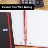 Black n' Red A6 Twinwire Poly Cover Notebook - Black/Red