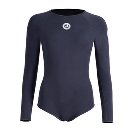 Two Bare Feet Women's 2mm Arabella Neoprene One-Piece Wetsuit – Premium Swim Suit for Surfing, Swimming, Scuba Diving & Water Sports, Flexible, Durable, Multiple Styles (Black, S)