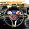 Vechkom Steering Wheel Lock Anti-Theft Device with Alarm Security Car