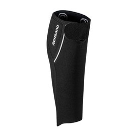 Rehband Calf Sleeve 5mm Neoprene, Unisex Shin Calf Compression Sleeve for Running, Football, Fitness, Compression Calf Support helps with cramps and stabilizes muscles, Colour:Black, Size:X-Large