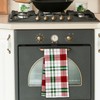 EB Plaid Christmas Design (2) Towels (1) Oven Mitt and