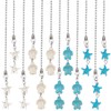 CRASPIRE 12Pcs 4 Style Sea Turtle Ceiling Fan Pull Chain