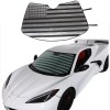 car-attention Windshield Sun Shade Visor US Flag UV Block Shield