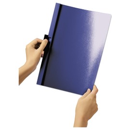 Durable Office Products DuraClip Report Cover, 30 Sheet Capacity, 11 x 8-1/2 Inches, Black (DBL220301)