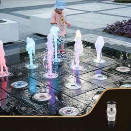 Fountain Nozzle Head, 1/2 Inch G1 Thread Frothy Foam Jet Fountain Nozzle Water Spray Stainless Steel Pond Pump Nozzle, for Garden Pond Landscaping Use Library