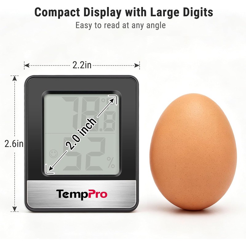 ThermoPro TP49 Digital HygrTempPro TempAir Digital Hygrometer Indoor Thermometer |