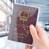 Samcos Transparent Passport Protection Covers, Set of 5 Passport Covers,