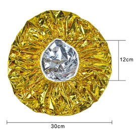 10 Piece Aluminum Cap, Thermal Waterproof Shower Cap, Aluminum Cap, Shower Cap, Bath Cap, Thermal, Waterproof, Commercial Use, Treatment, Hair Dye, Coloring, Salon, Beauty Salon, Unisex