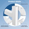 SUKABU Downspout Y Connector 2x3 Left High Gloss White