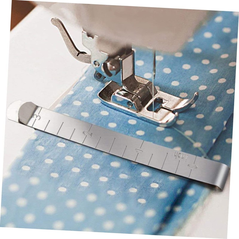 Gatuida 10 Pcs Hemming Clips for Sewing with Measurement Ruler