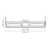 sourcing map Ceiling Light Plate 74x18x16mm Lighting Fixture Mounting Bracket
