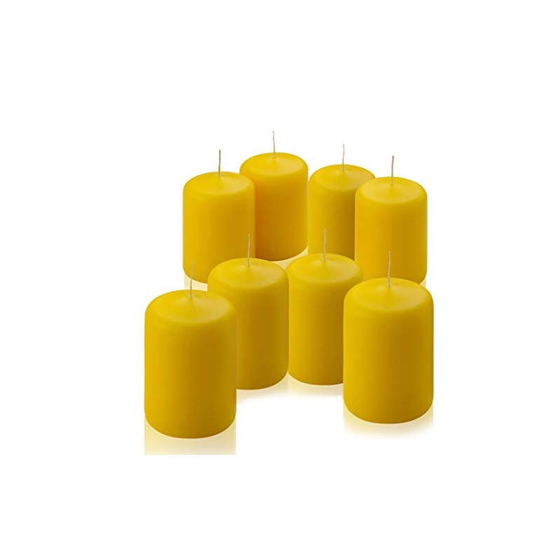 Citronella Pillar Candle - Set of 8 Citronella Candles -