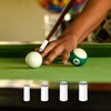 QIANCAIWANG 20 Pcs Pool Cue Tips, 4 Sizes Replacement Slip