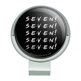 GRAPHICS & MORE Friends Seven Golf Hat Clip with Magnetic Ball Marker