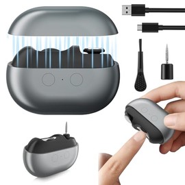Electric Nail Clipper, Automatic Nail Clipper 2 Speed Settings with LED Light Smart 3-in-1 Nail Trimmer USB Charging Electric Toenail Clippers, for Ch