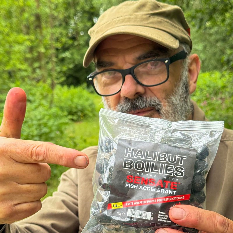 Fjuka Sensate Halibut Pellets 14mm 200g bag | Boosted big