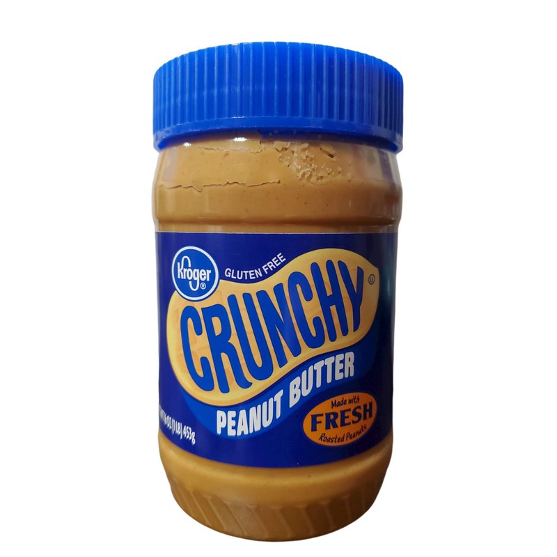 Kroger Crunchy Peanut Butter 16 oz (2 pack)