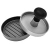 Dehner Hamburger Press, Diameter 11.3 cm, Height 7.8 cm, Aluminium,