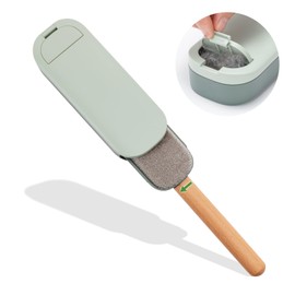 Ceblish Fusselbürste für Tierhaar, Tierhaarentferner Wiederverwendbar, Katzenhaarentferner, Fusselentferner Kleidung, Tierhaarentferner Bürste, Kleiderbürste, Leicht zu Reinigen, Grün