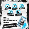 ROCKAWAY Berry Hibiscus Soda Drinks - Low calorie drinks made