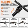 Forearm and Wrist Strengthener, Adjustable Wrist Roller Bar for Flexion