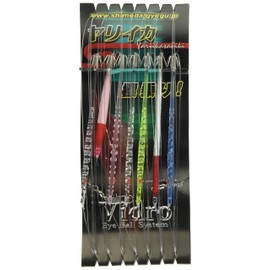 Shimoda Fishing Gear SIB-1117 Straight M Spear Squid Sabiki Vidro 4.3 inches (11 cm), 1 Tier, 7 Pieces, Sugo Arm Komase