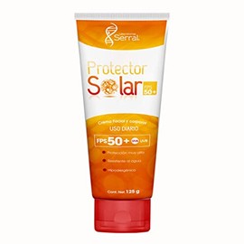 Serral Protector Solar Alta Protección 50Fps+, Resistente Al Agua - 125 G