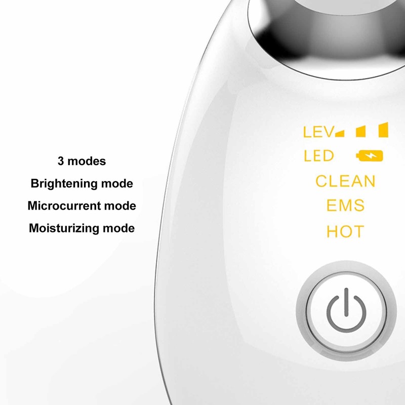 Neck Skin Tightening Lifting Massager Colorful Lights Wrinkle Removal Vibration