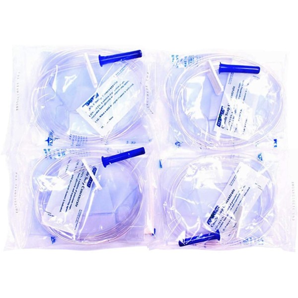 Cor-Vital Disposable Enema Bag Kit for Colon Cleansing (Pack of 4 Kits) - Enema Kit with Enema Bag, Enema Tube, Clamp - Coffee Enema Kit & Colon Cleanse Kit for Your Enema Routine